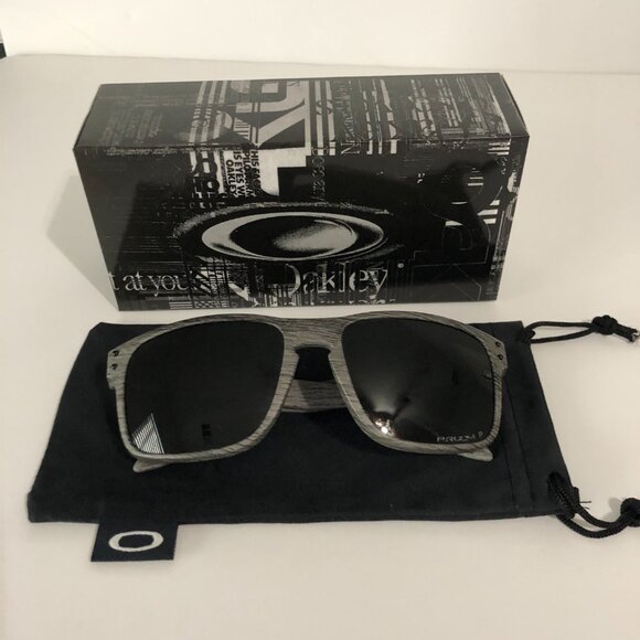 Woodgrain Prizm Polarized OAKLEY HOLBROOK Black Lenses 9102 - Picture 4 of 8